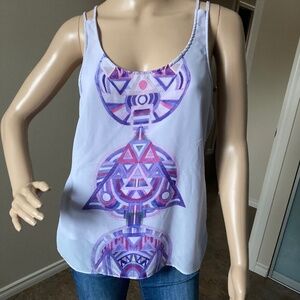 Mauve/Purple crossover back Tank